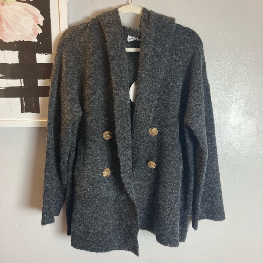 Line & Dot Cardigan Double breasted blazer Sweater NWT